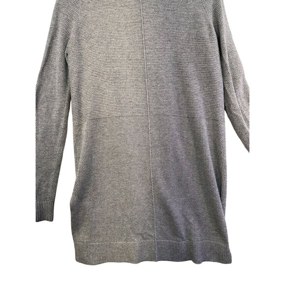 Abercrombie & Fitch Womens Tunic Open-Front Cardigan Sweater S Gray - Picture 10 of 11